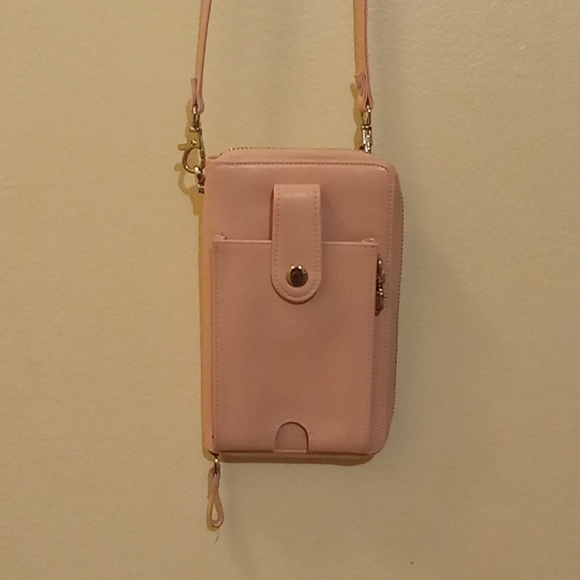 Pink & Silver Multi-Function Wallet/Crossbody - Picture 3 of 15